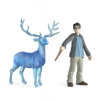 Harry Potter with His Stag Patronus