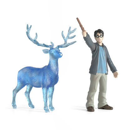 Harry Potter with His Stag Patronus