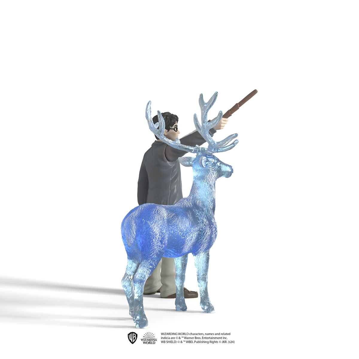 Harry Potter with His Stag Patronus