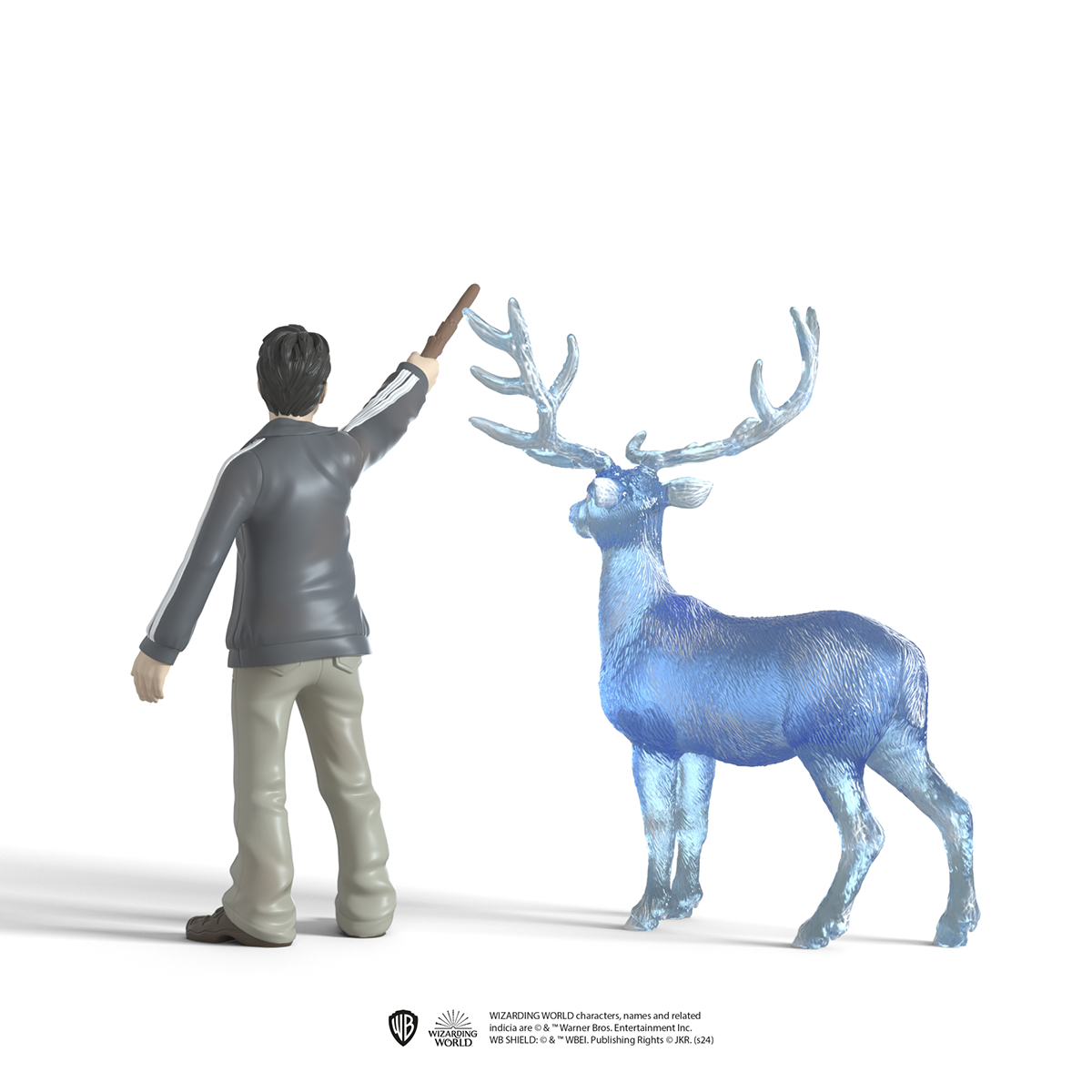 Harry Potter with His Stag Patronus