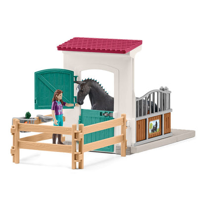 Box pour cheval avec Lisa et Storm