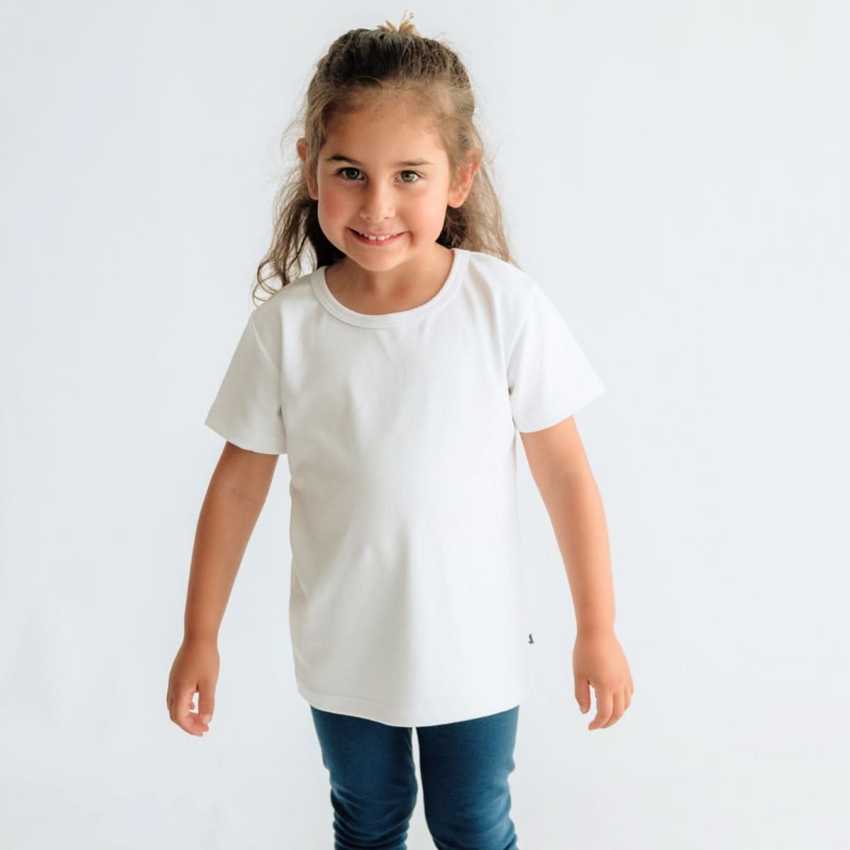 T-shirt en bambou pour enfants | Bleu marine