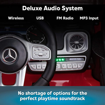 Mercedes Benz G63 AMG 12V G Wagon Voiture Électrique pour Enfants avec Télécommande (Modèle 2026)