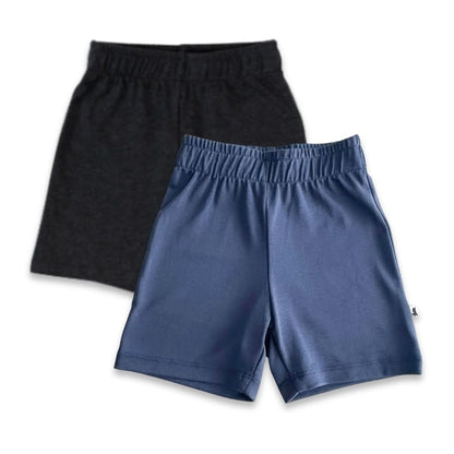 Short en bambou pour enfants | Noir