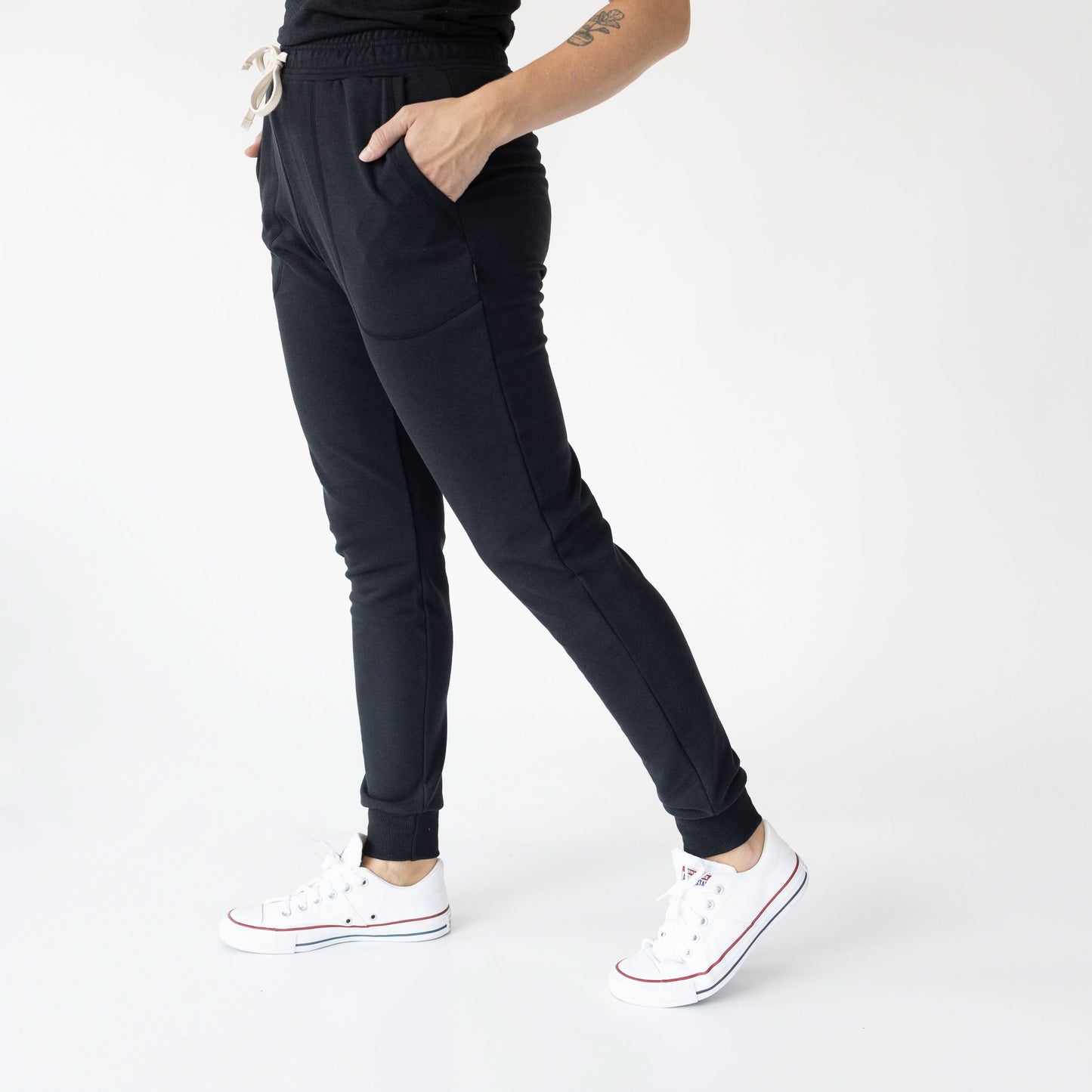 Ladies' Bamboo Fleece Joggers | Black