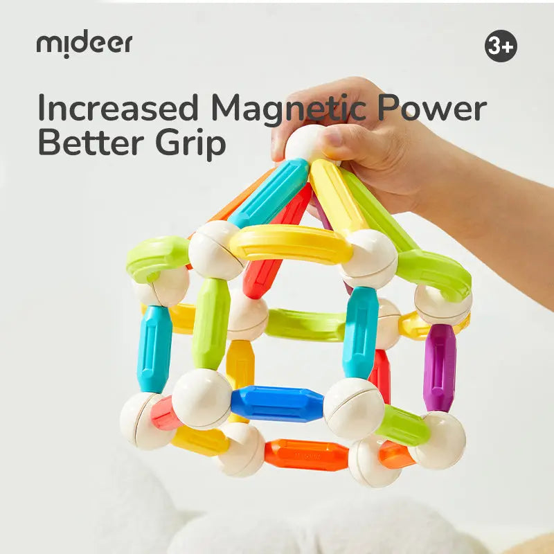 Rainbow Magnetic Building Stick 100P