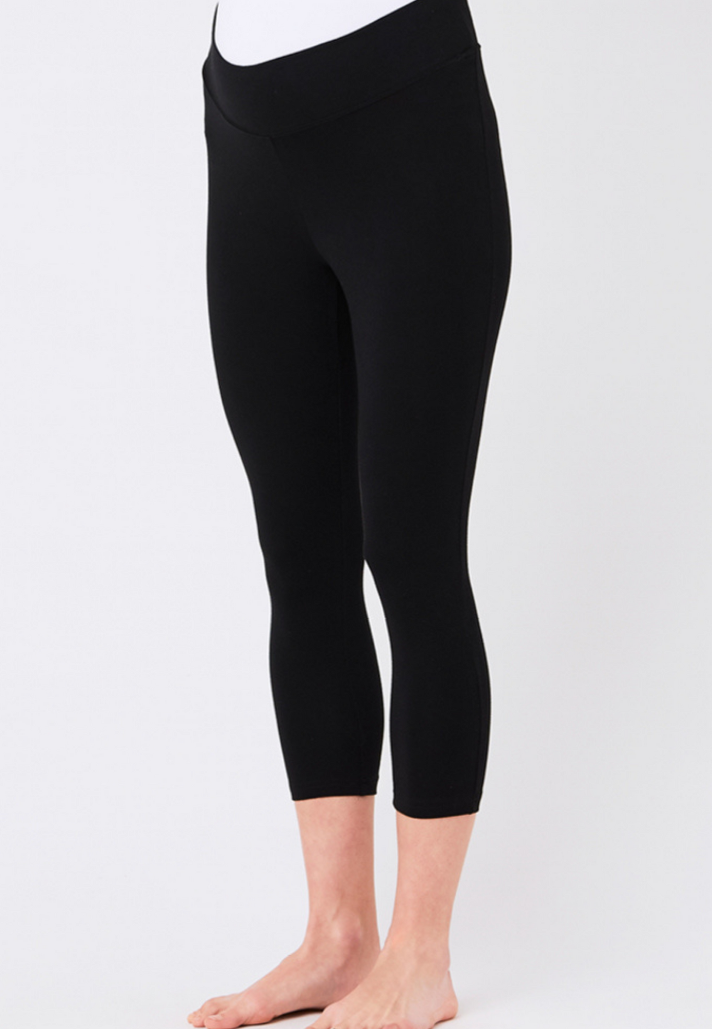 Organic Essential 3/4 Maternity Leggings