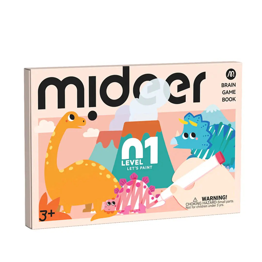 Brain Game Book: Let's Paint Level 1