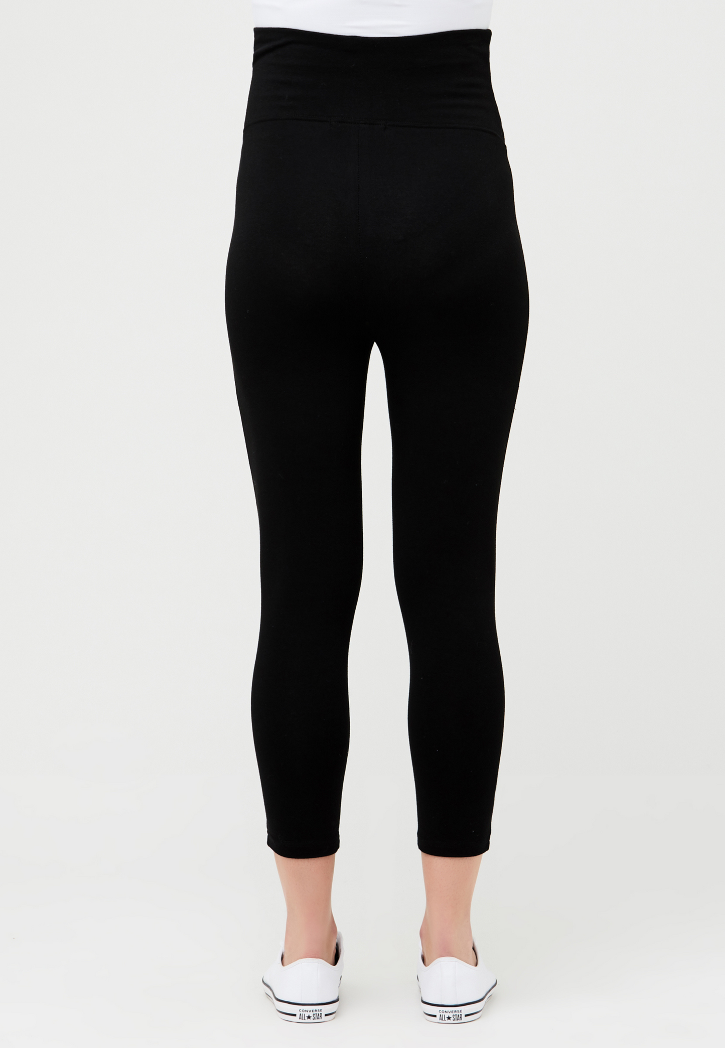 Organic Over-Bump 3/4 Maternity Leggings