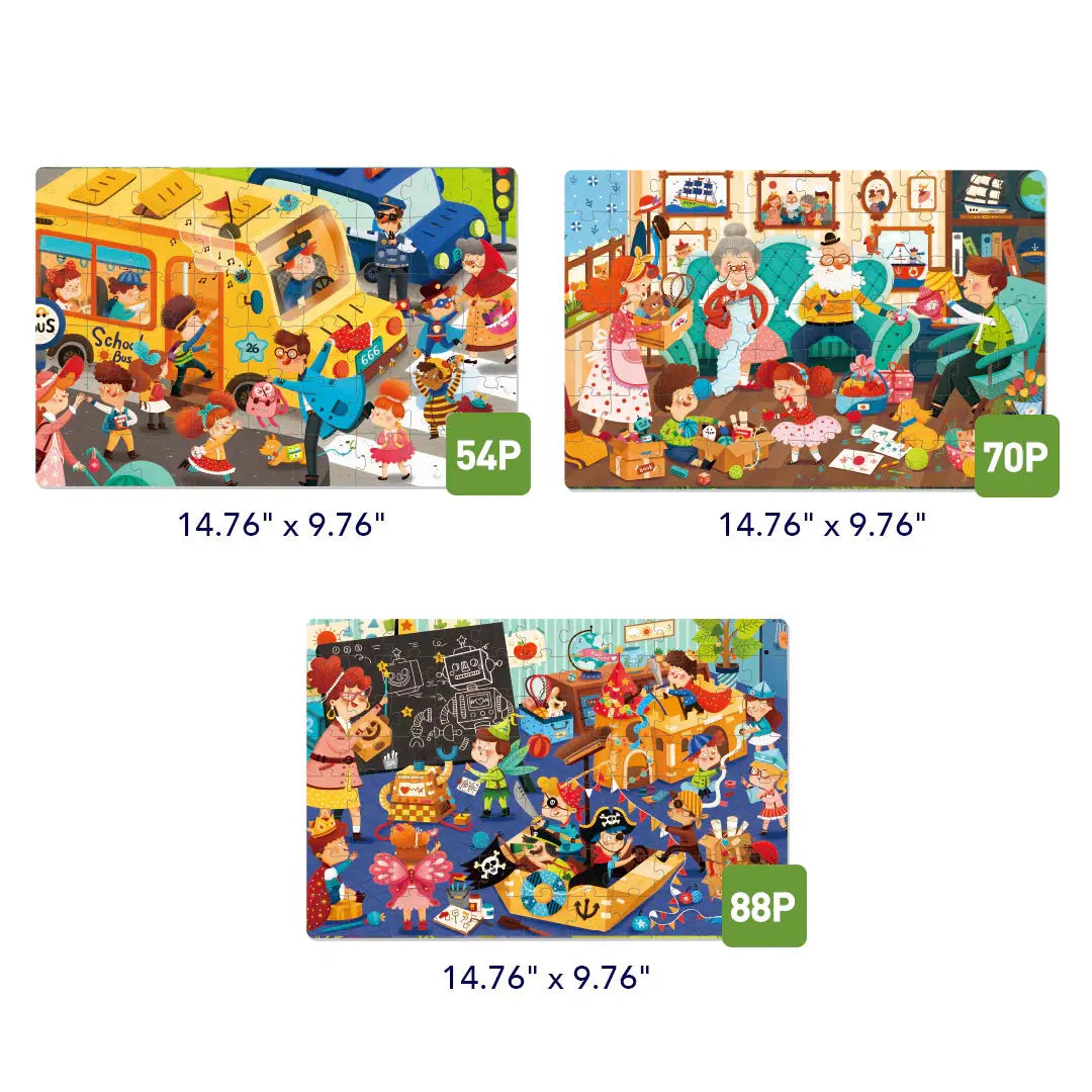 Level Up Puzzles - Level 4 A day in the life of baby