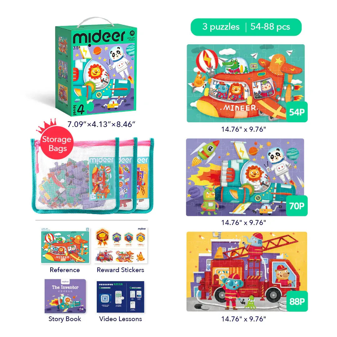 Level Up Puzzles - Level 4 Transportation