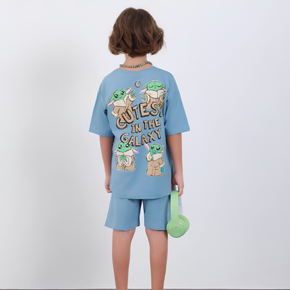 Ensemble short garçon Space Bros