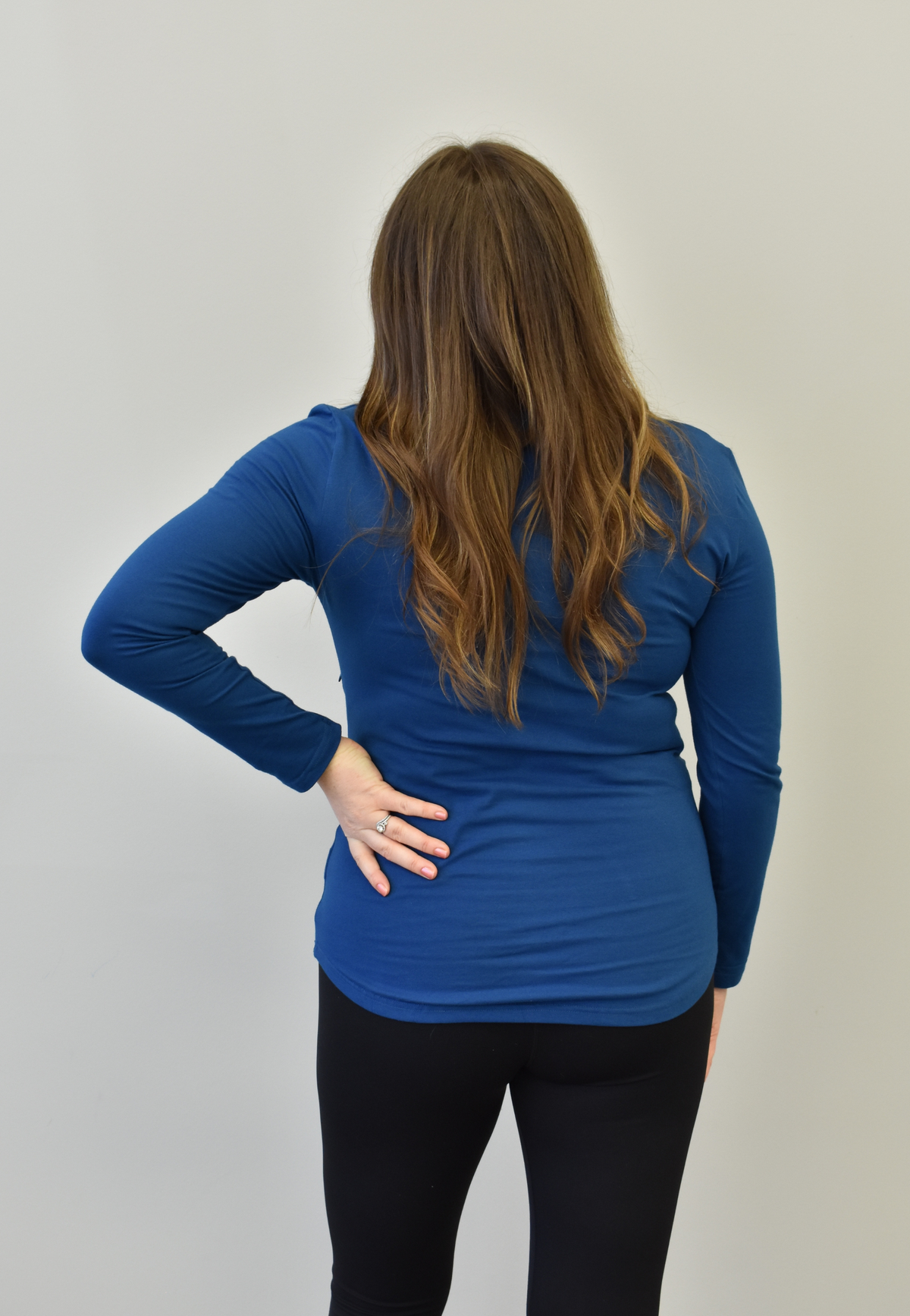 Zoe Long-Sleeve Zipper Nursing Top