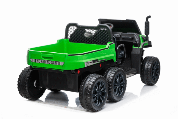 TRACTEUR 6 ROUES 2026 24V 2 PLACES POUR ENFANTS AVEC TÉLÉCOMMANDE