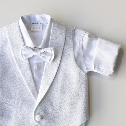 Archie's Penguin Tail — Ensemble bébé avec gilet