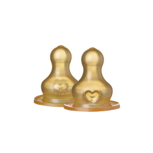 Natural Rubber Bottle Nipple - 2-Pack