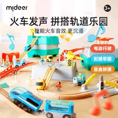 Train track building blocks