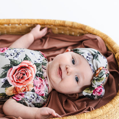 Bandeau Bébé en Bambou | Fleurs Vintage