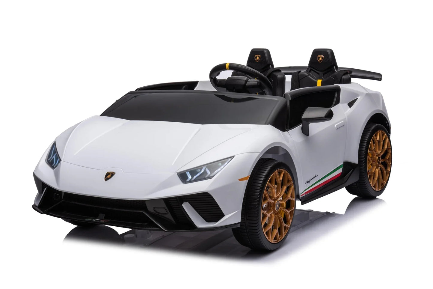 Voiture électrique pour enfants de luxe 2 places Lamborghini Huracan 24V 2026 avec télécommande