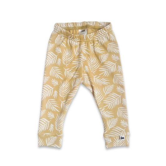 Baby Bamboo Leggings | Palm Fronds
