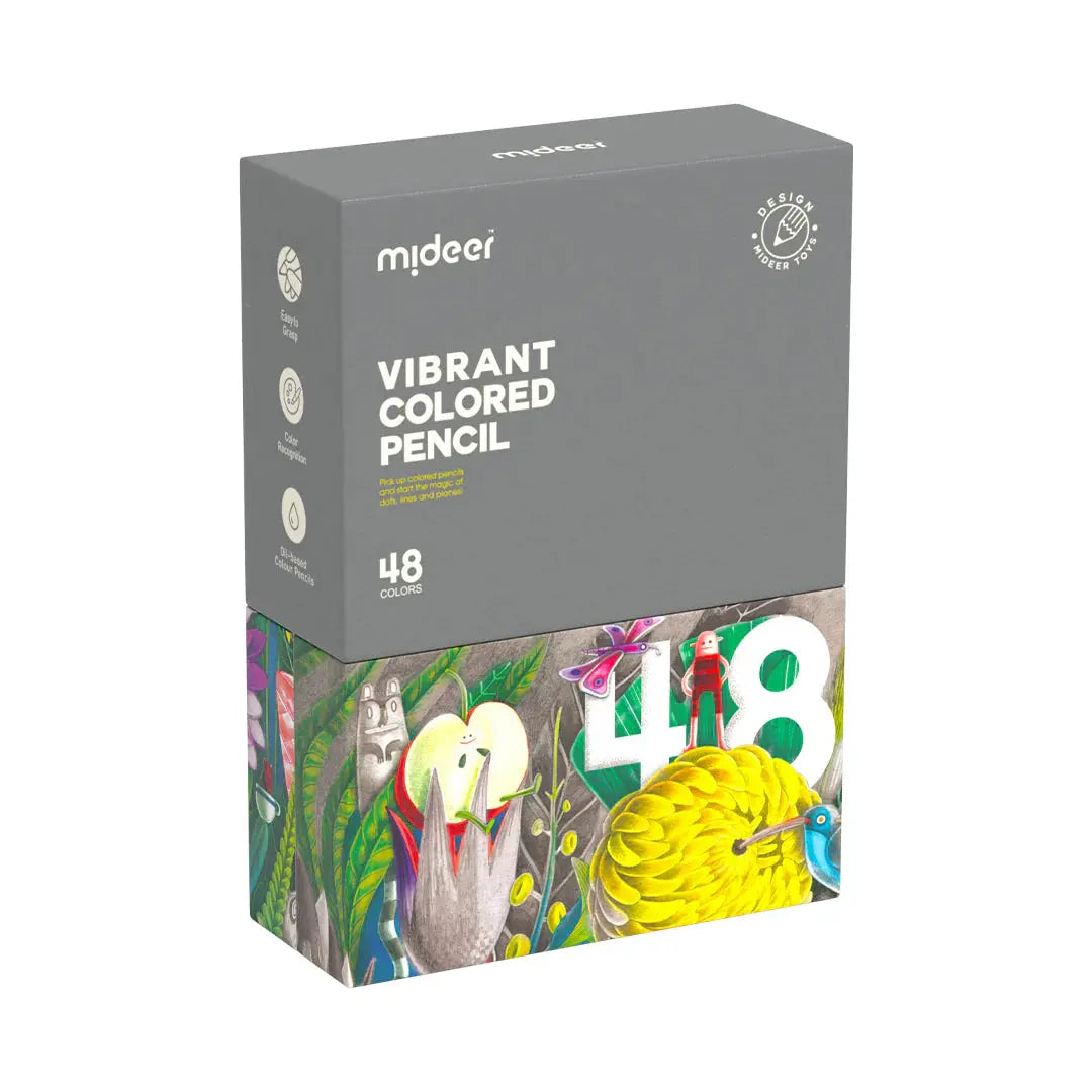 Vibrant Colored Pencil 48 Colors