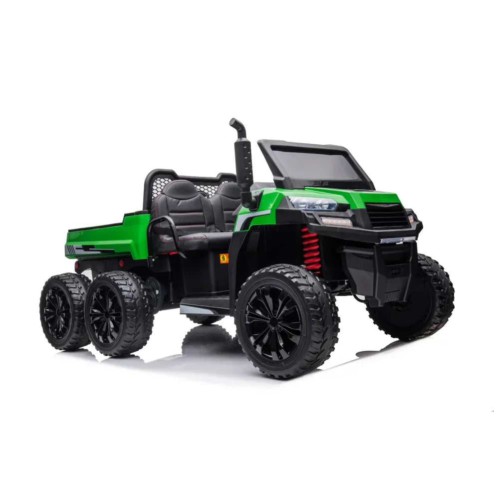 TRACTEUR 6 ROUES 2026 24V 2 PLACES POUR ENFANTS AVEC TÉLÉCOMMANDE