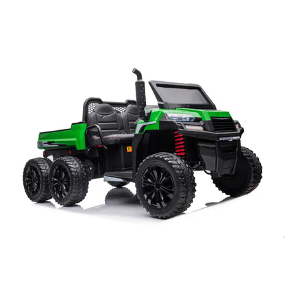 TRACTEUR 6 ROUES 2026 24V 2 PLACES POUR ENFANTS AVEC TÉLÉCOMMANDE