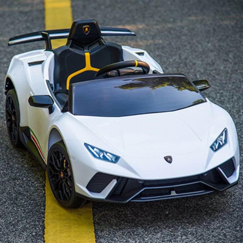Voiture électrique Lamborghini Huracan DELUXE 12V 2026 pour enfants avec télécommande