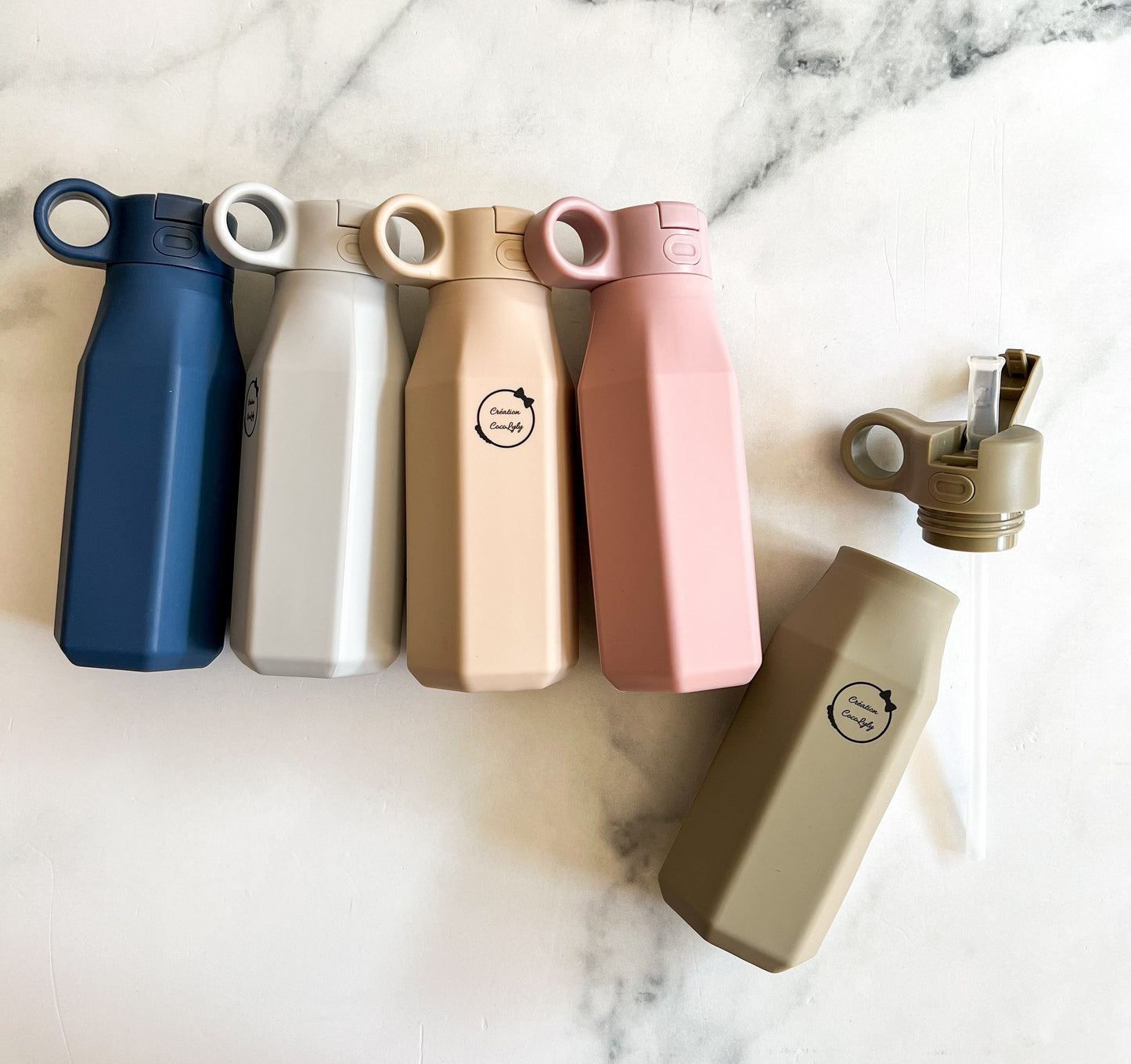 Resealable Straw Travel Bottle