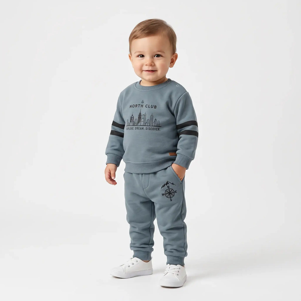 North Club Cotton Joggers Set