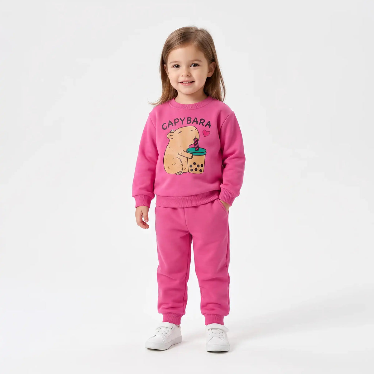 Capibara Tea Cotton Jogger Set