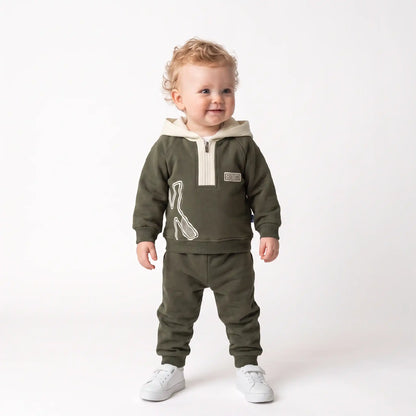 Stylish Couture Cotton Joggers Set
