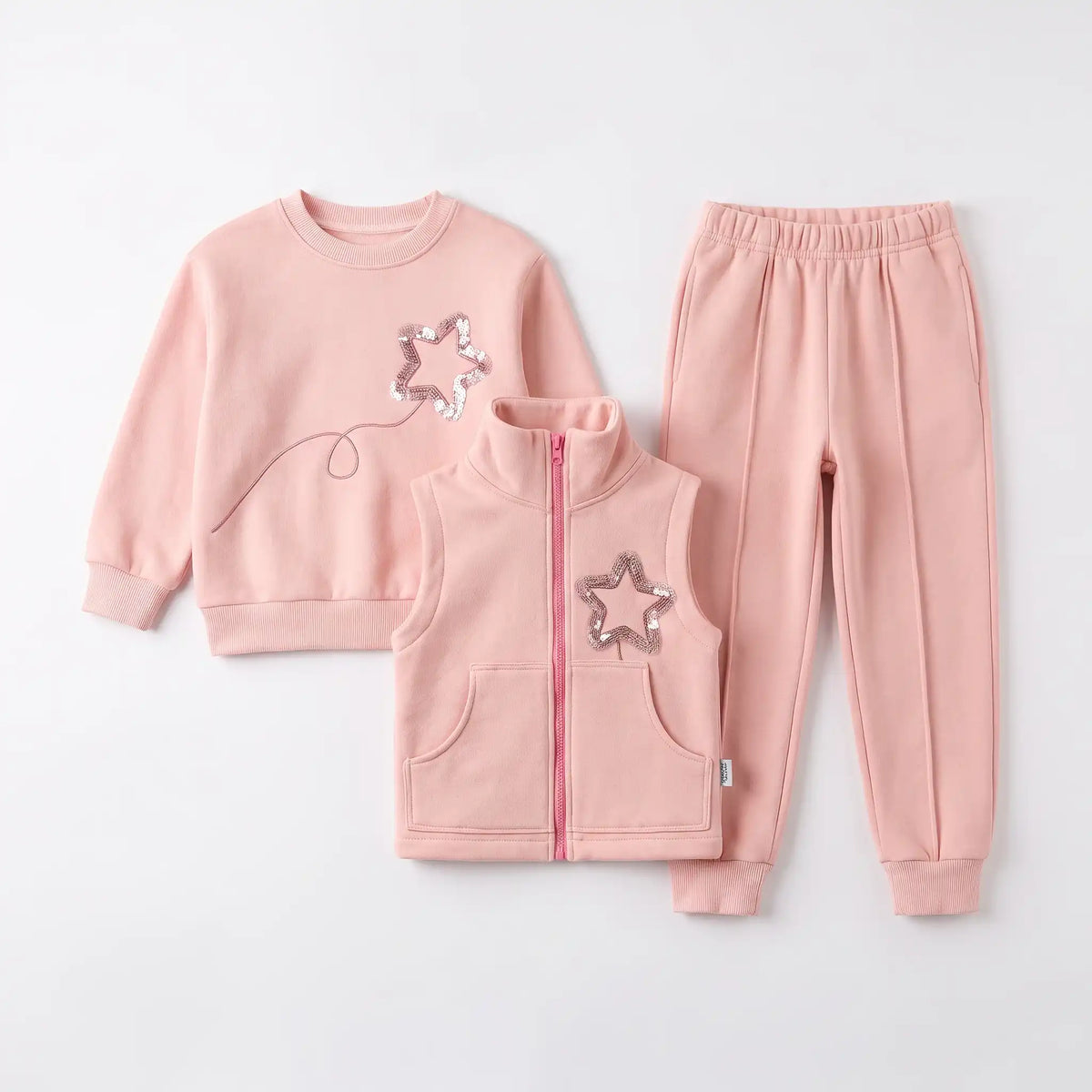 Sara Star Cotton Vest Set