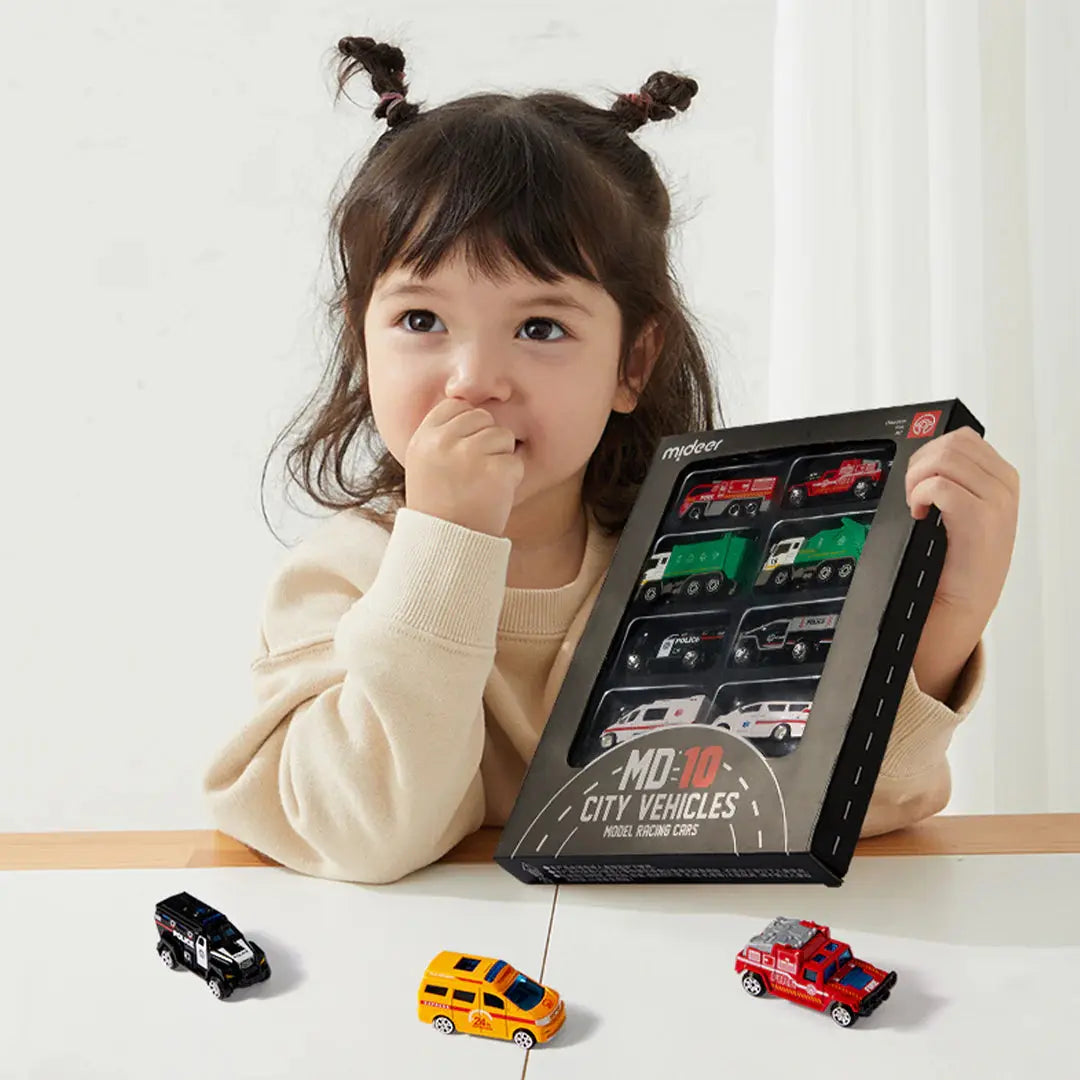 Alloy Racing Cars: City Vehicles 10P
