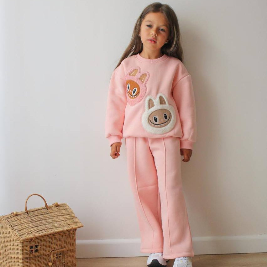 Ensemble décontracté pour filles La-Bu-Bu Bunny