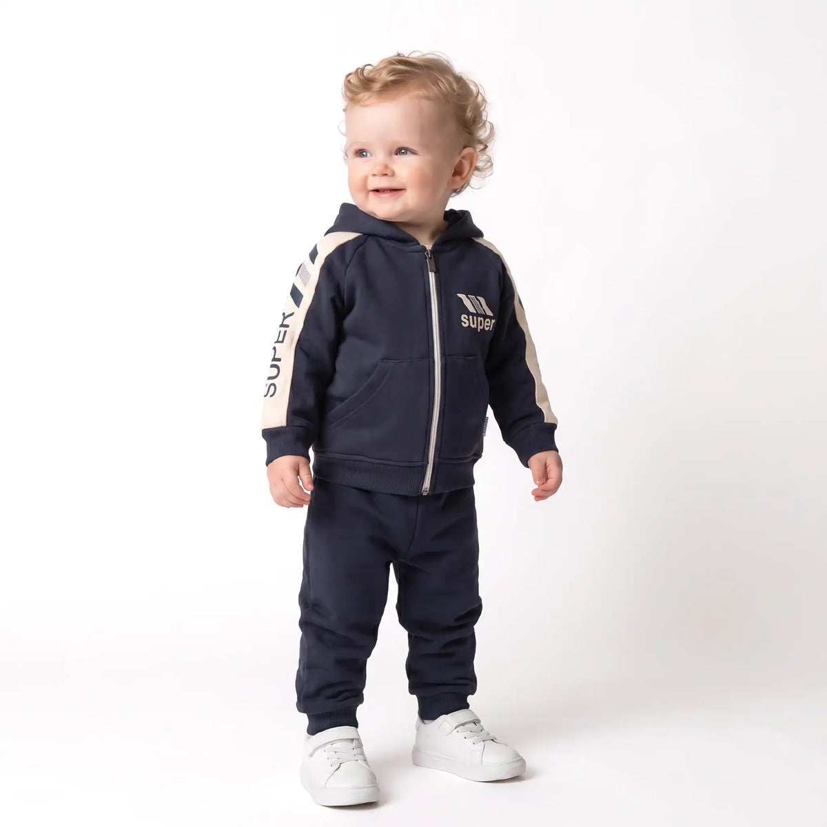 Mini Mood Cotton Joggers Set