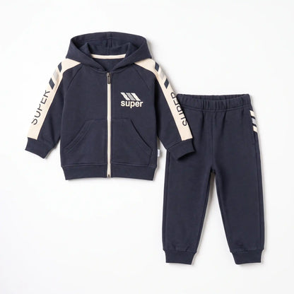 Mini Mood Cotton Joggers Set