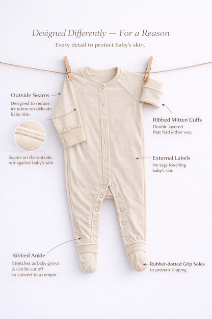 Pyjama-grenouillère Topsy-Turvy Brownie