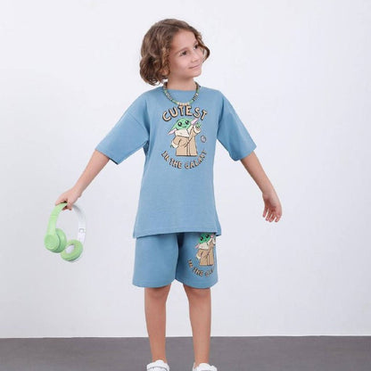 Ensemble short garçon Space Bros