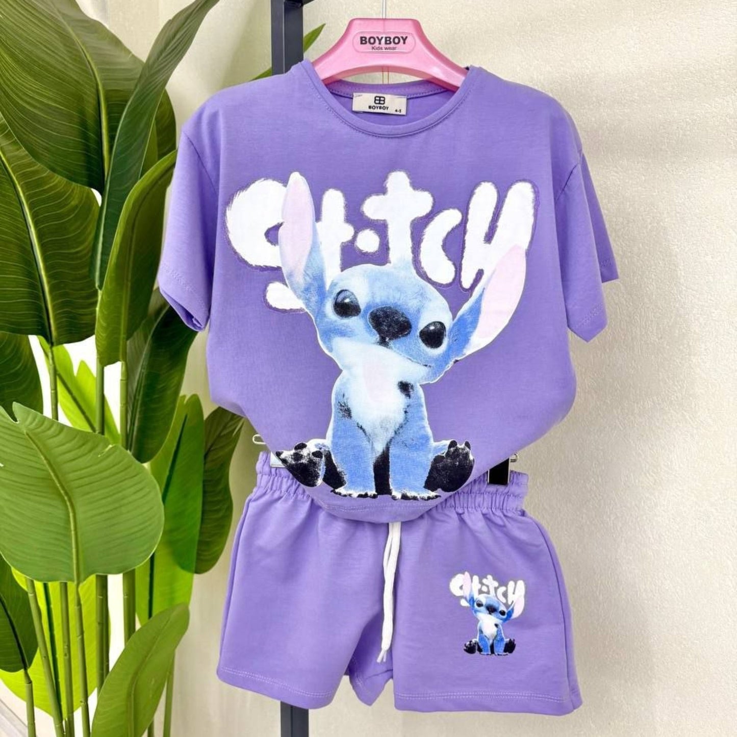 Ohana Vibes Girls Short Set
