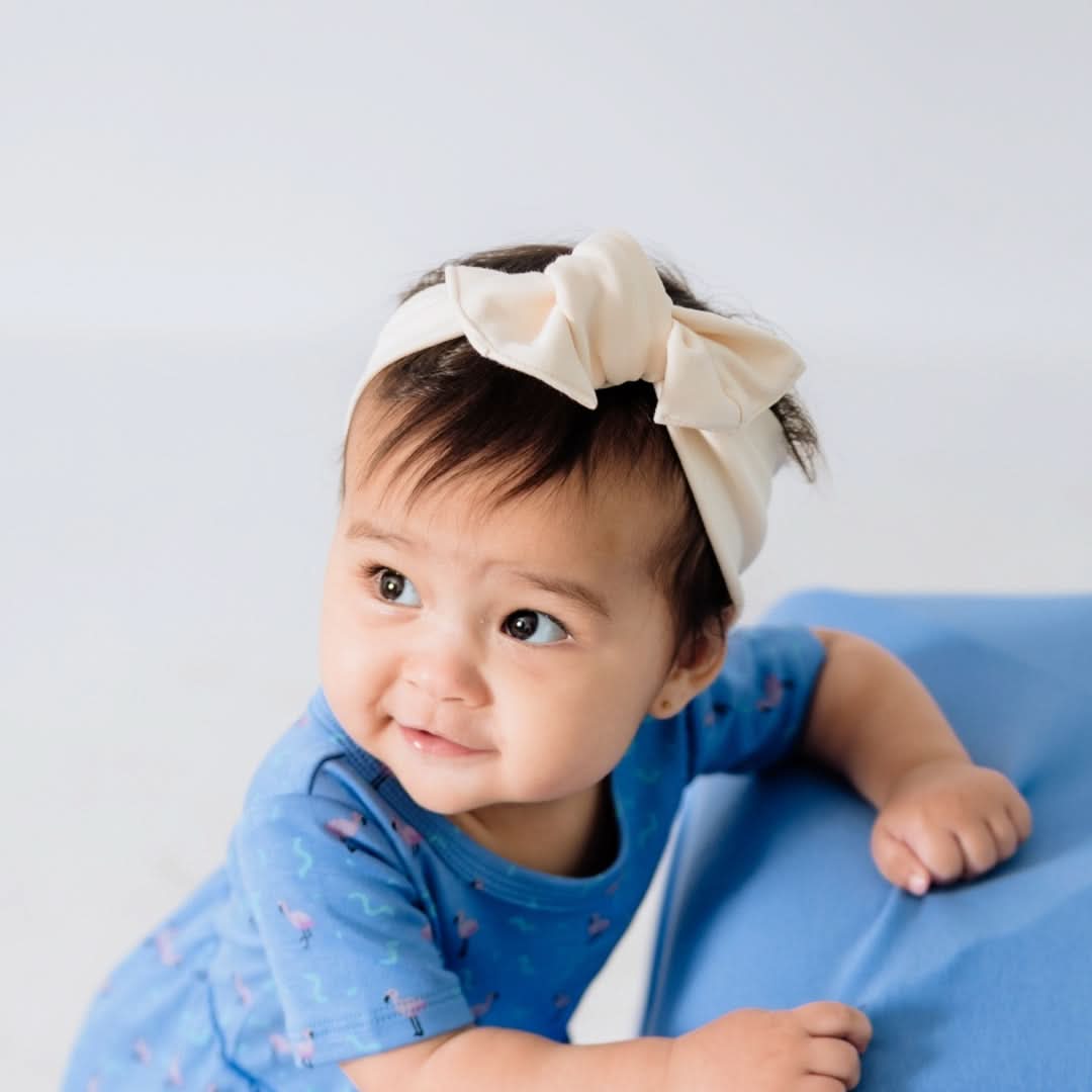 Baby Bamboo Headwrap | Taffy Pink