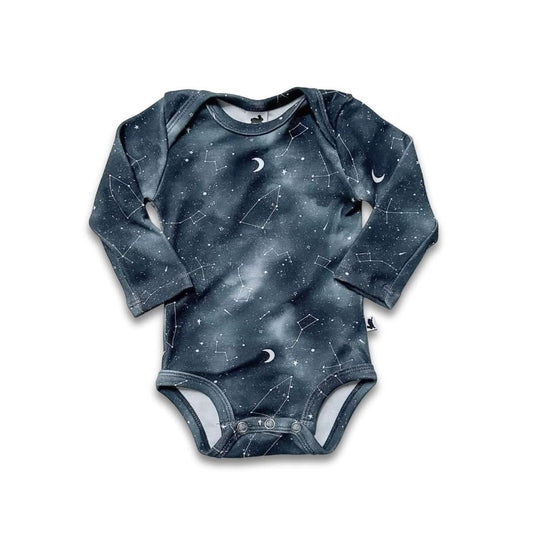 Bamboo Baby Long-Sleeved Onesie | Night Sky