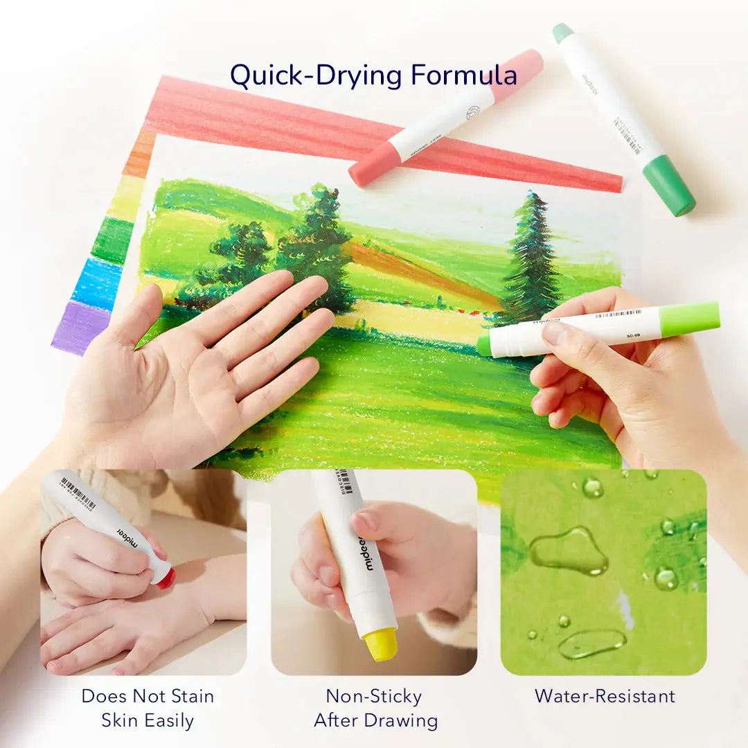 Silky Crayon 24 Colors