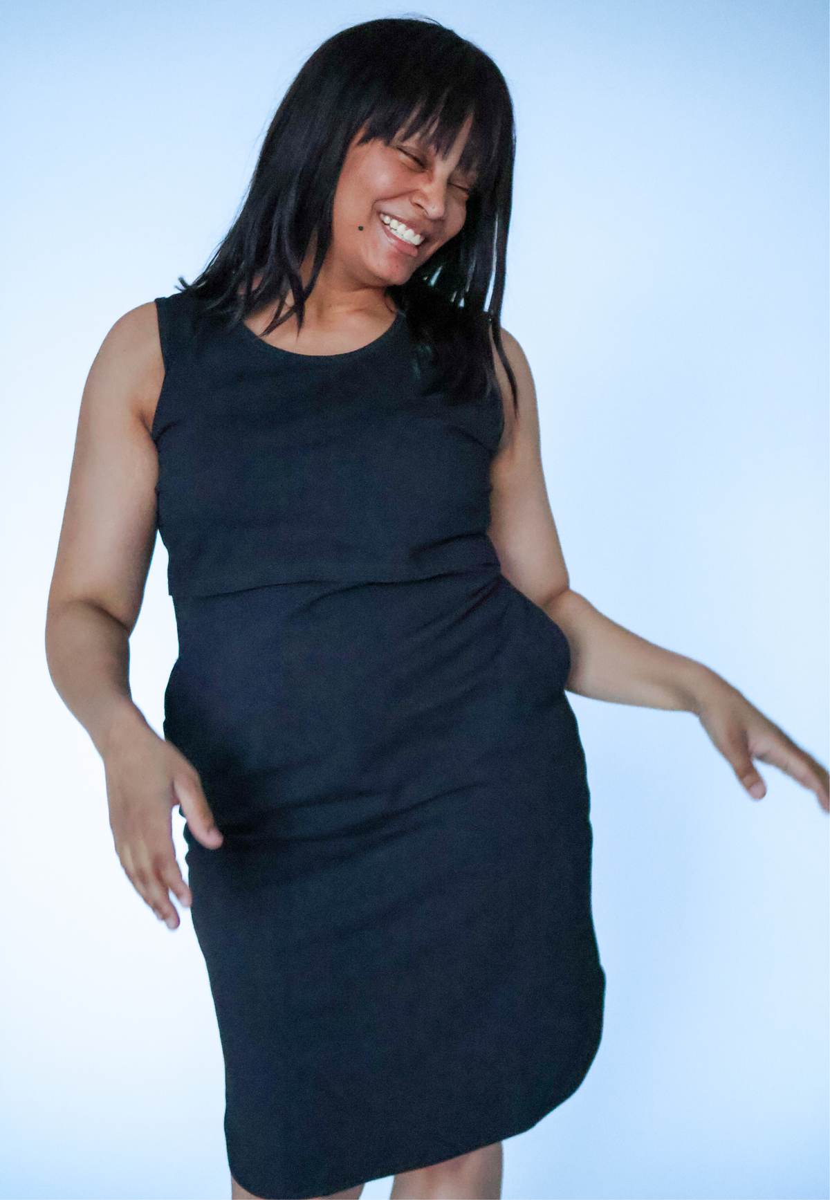 Randi Pocket Maternity and Nursing Dress