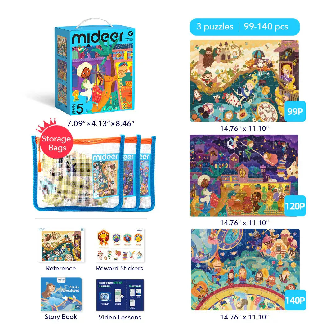 Level Up Puzzles - Level 5 Fairytale World