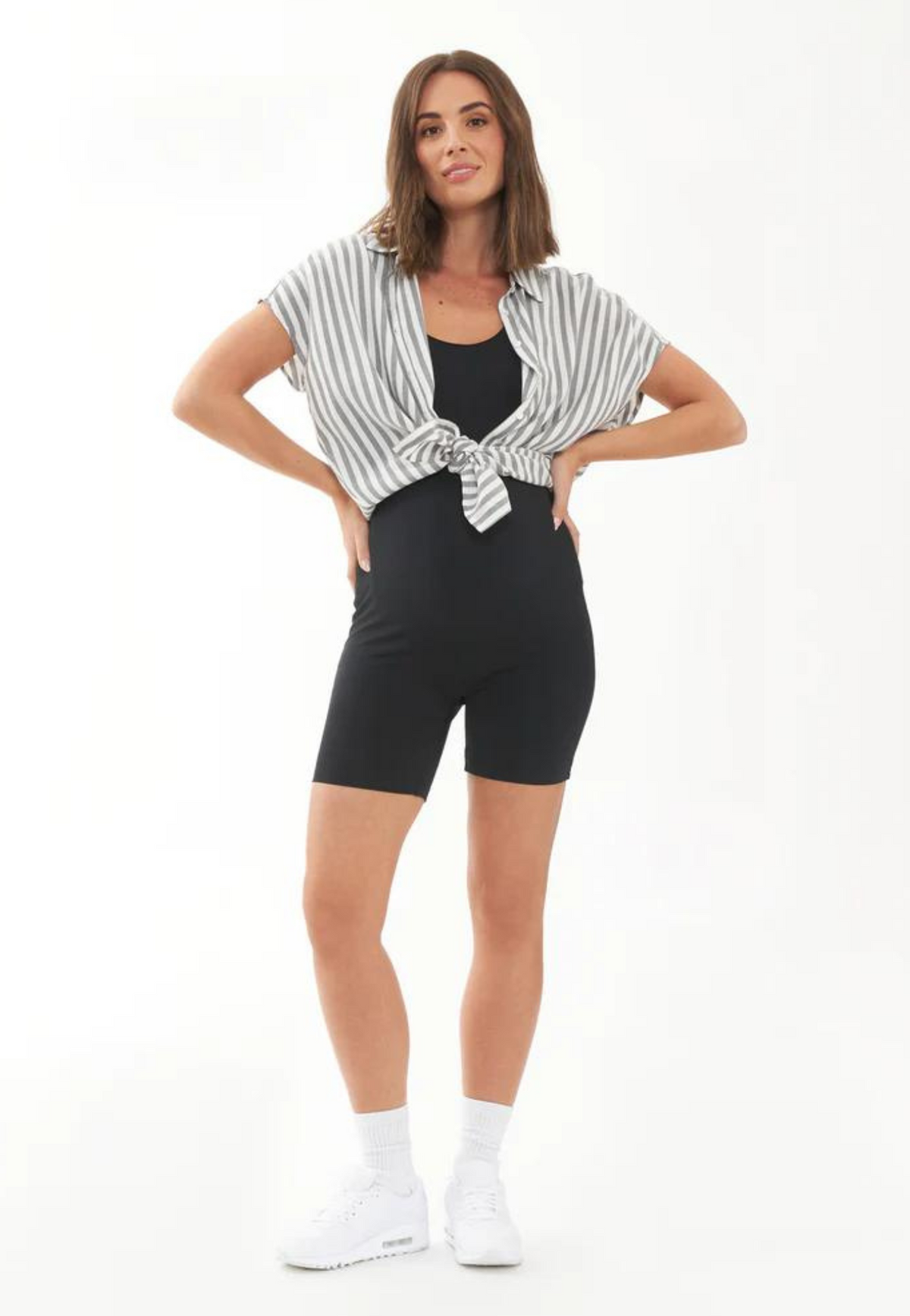 Luxe Knit Maternity Short Bodysuit