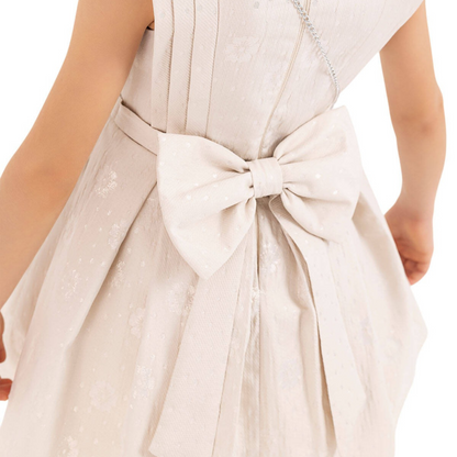 Robe de cérémonie rose Stardust pour fille