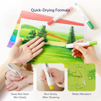 Silky Crayon 8 Colors