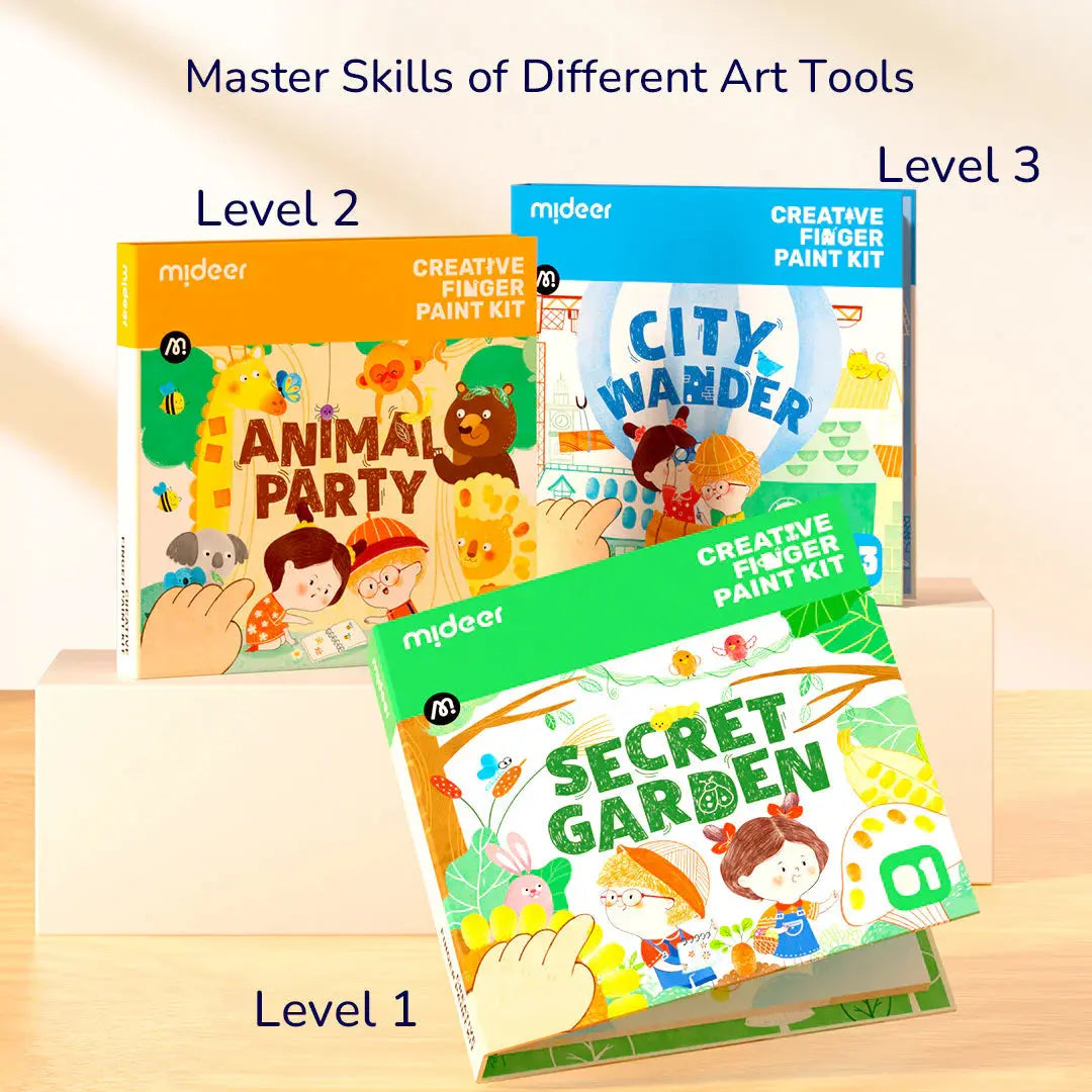 Creative Finger Paint Kit: Animal Party