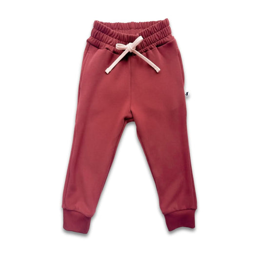 Joggers en molleton de bambou pour bébés et enfants | Canneberge